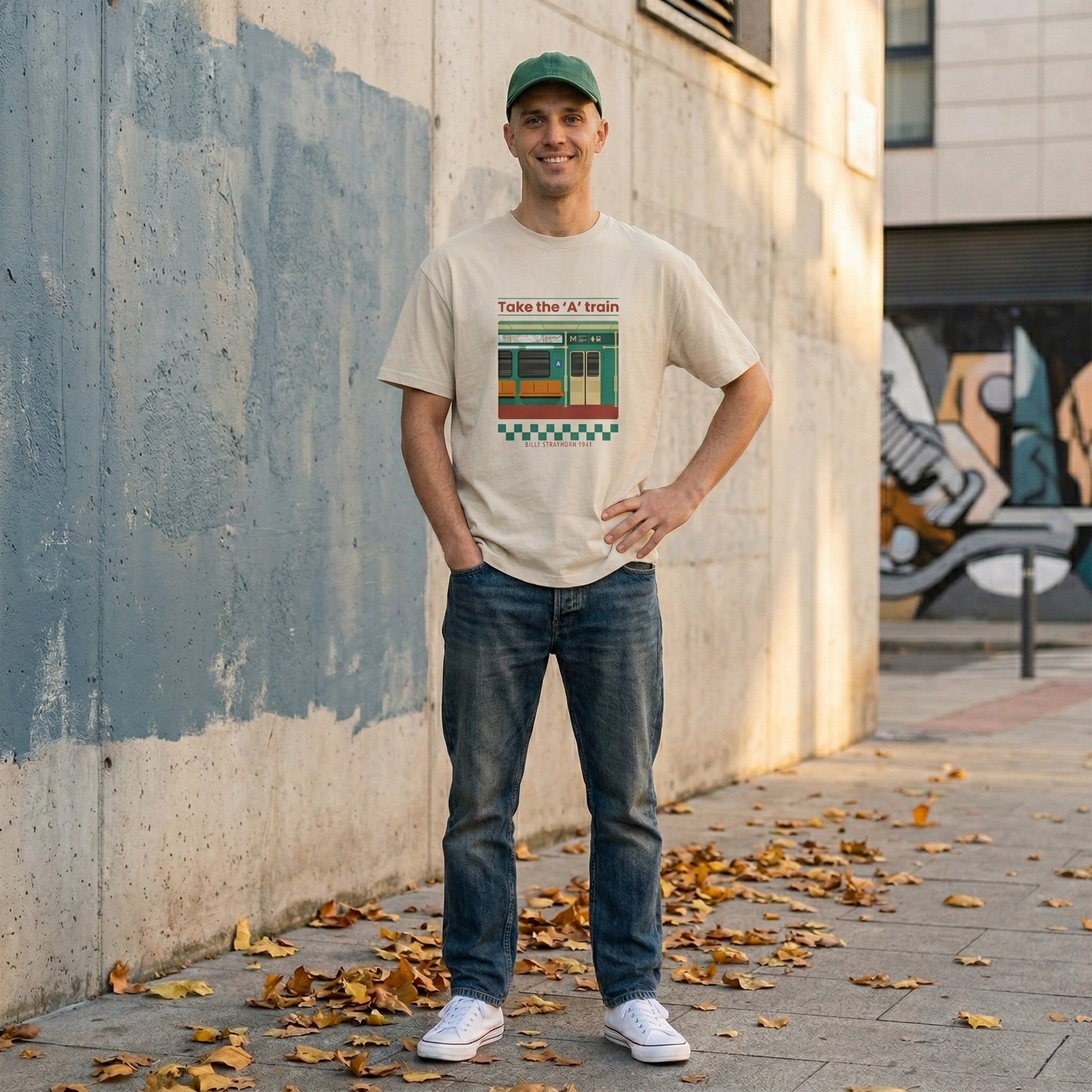 TAKE THE 'A' TRAIN | Camiseta (Natural)