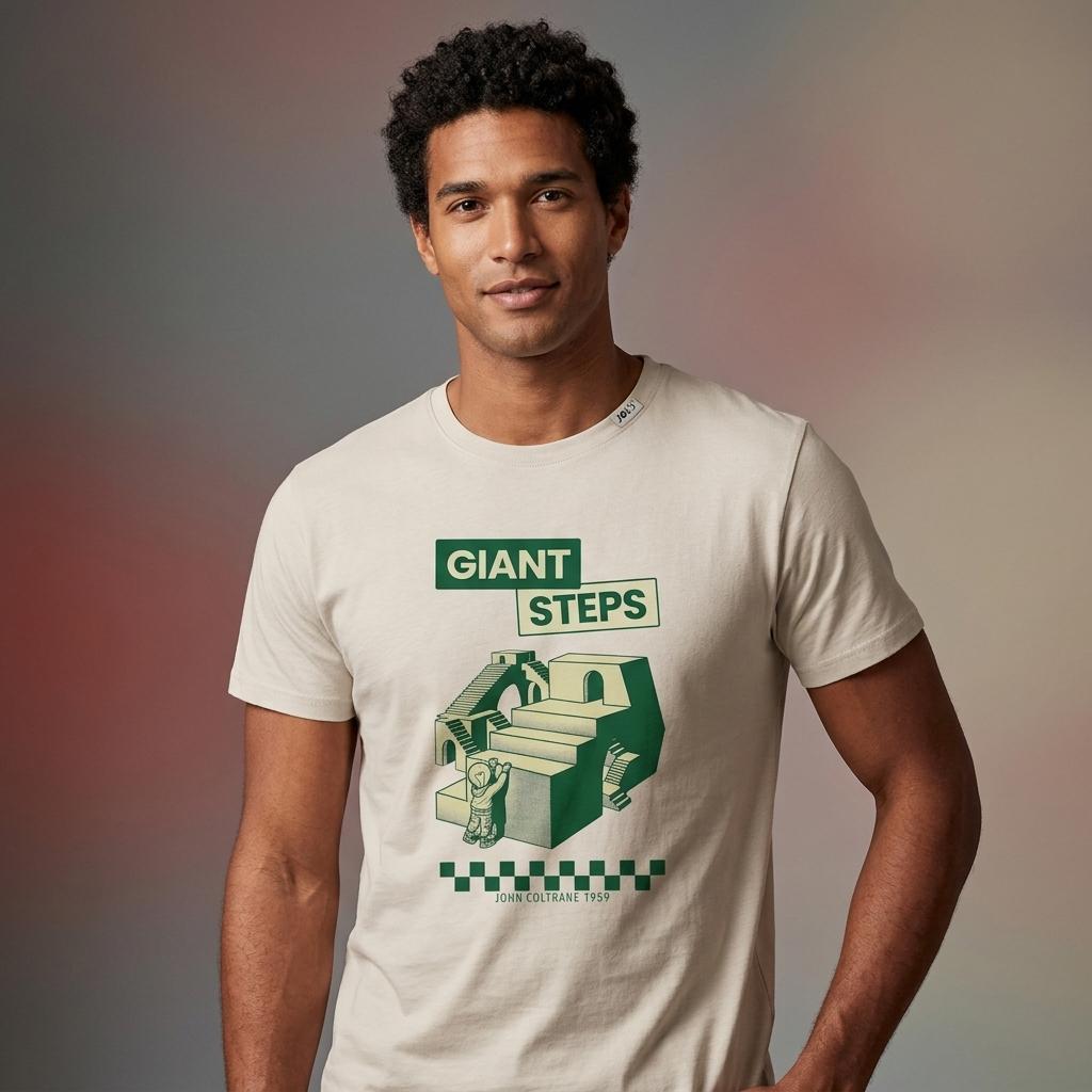 GIANT STEPS | Camiseta (Natural)