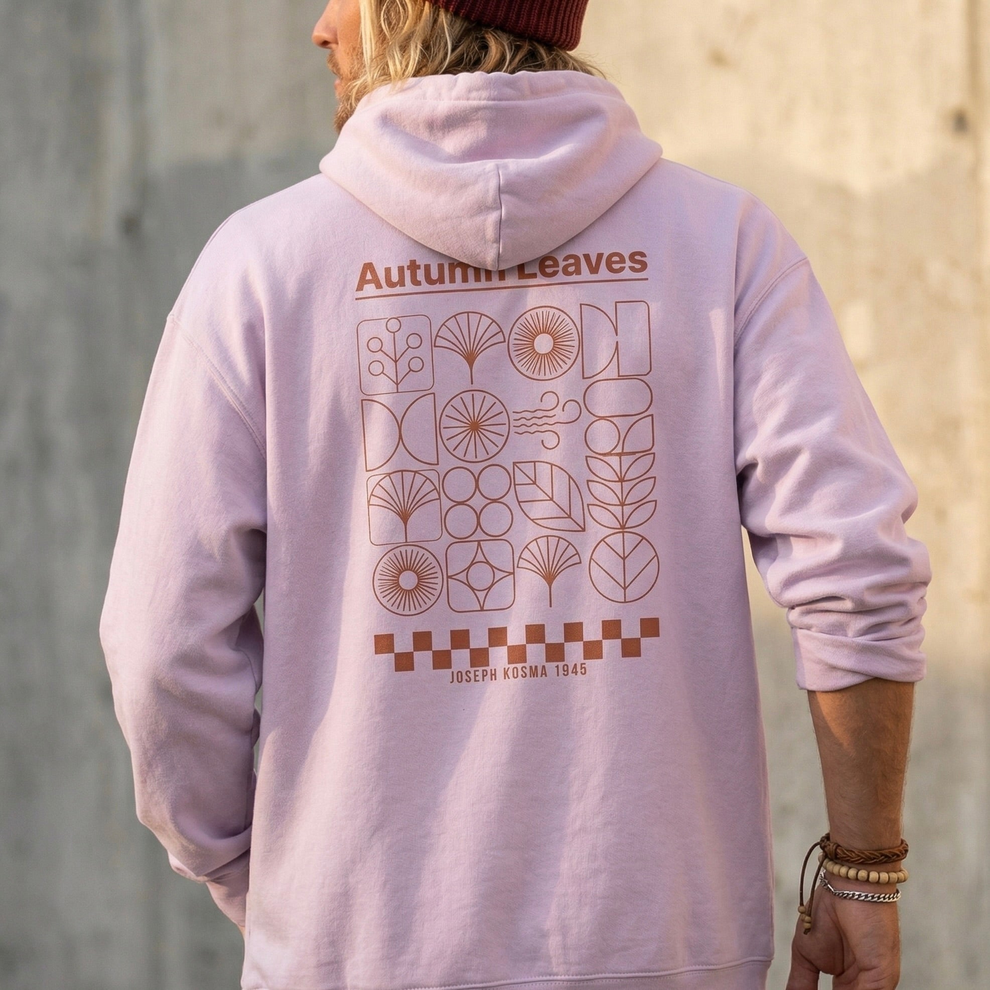 AUTUMN LEAVES | Sudadera con capucha (Rosa)