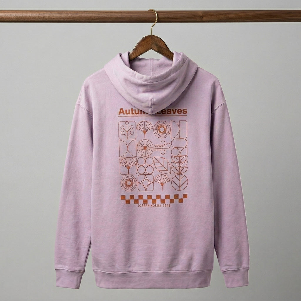 AUTUMN LEAVES | Sudadera con capucha (Rosa)