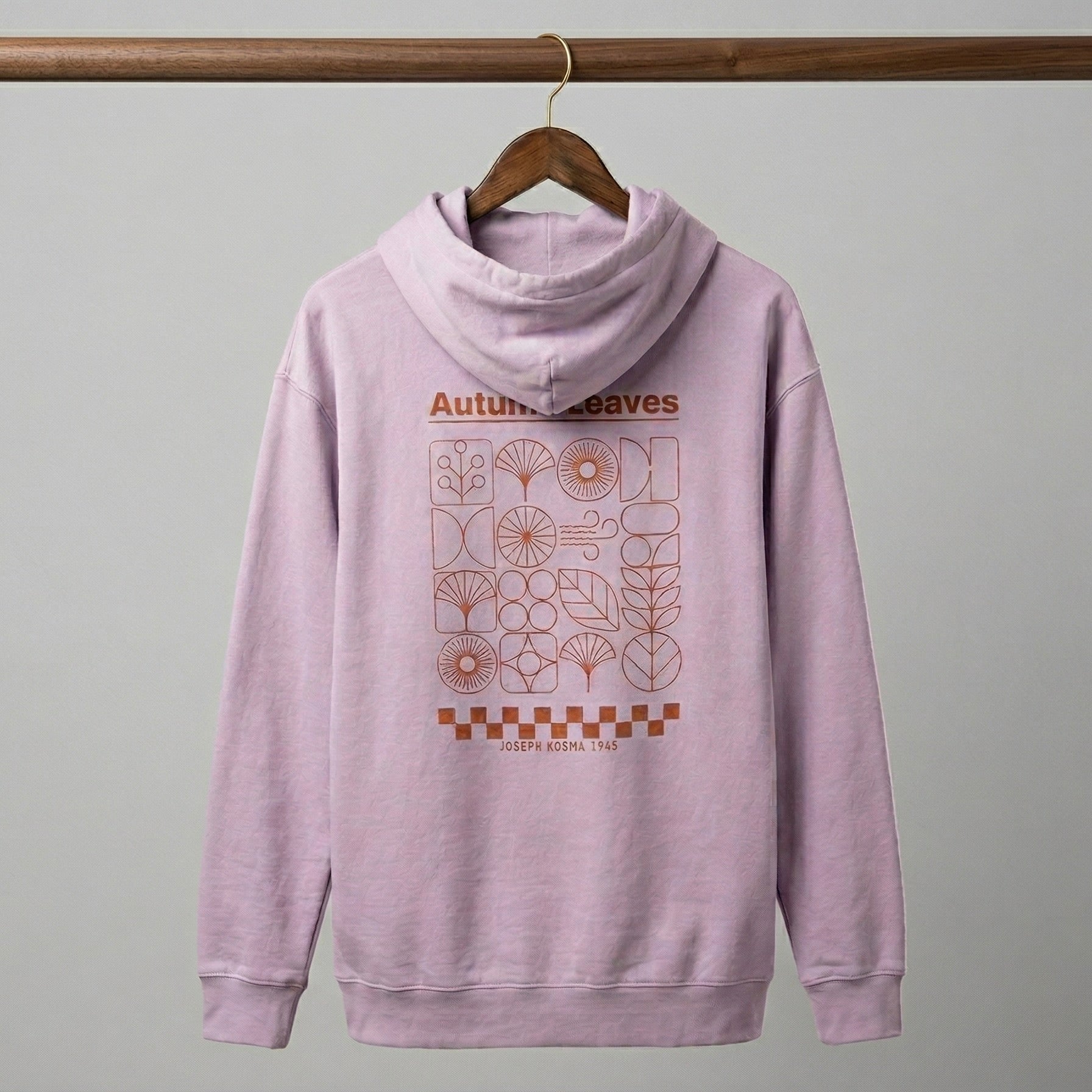 AUTUMN LEAVES | Sudadera con capucha (Rosa)
