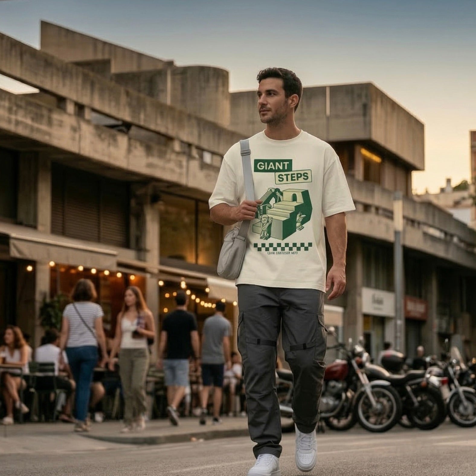 GIANT STEPS | Camiseta (Natural)